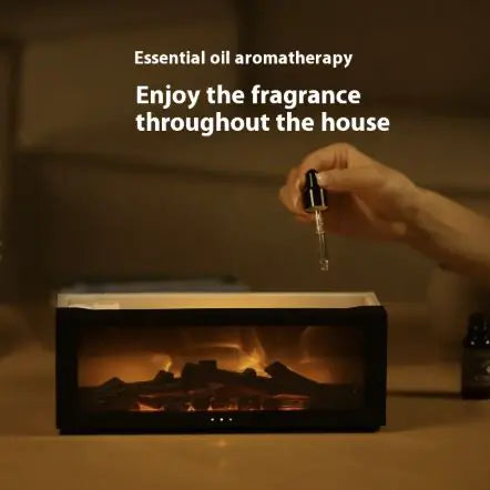 3D Flame Oil Diffuser Humidifier