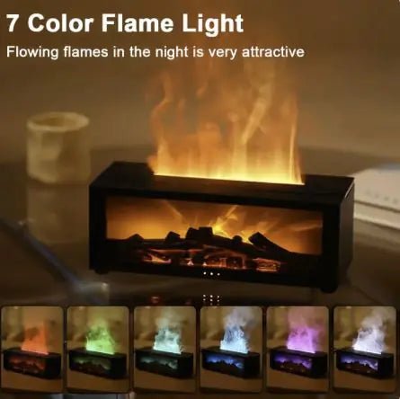 3D Flame Oil Diffuser Humidifier