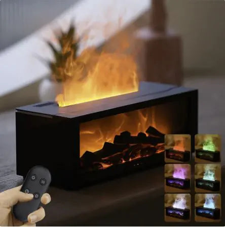 3D Flame Oil Diffuser Humidifier